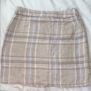 Plaid Mini Skirt